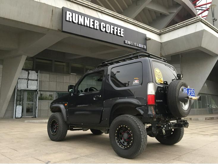 Compatible Suzuki Jimny Wheel Eyebrow for Modification - Thickened Aircraft Design