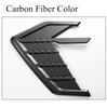 Universal Glossy Carbon Fiber Look Car Side Fender Air Vent Intake Trim Sticker