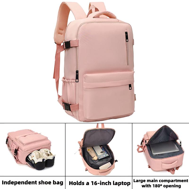 Graceful Stylish Multi-color Backpack Adjustable-strap Lightweight for Commute Daily Use Casual Functional Bag