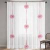 Pink Bow Curtains Hd Digital Print Pocket Rod Design Living Room Bedroom Home Decor Window Treatments Curtain Light Filtering For Sitting Polyester