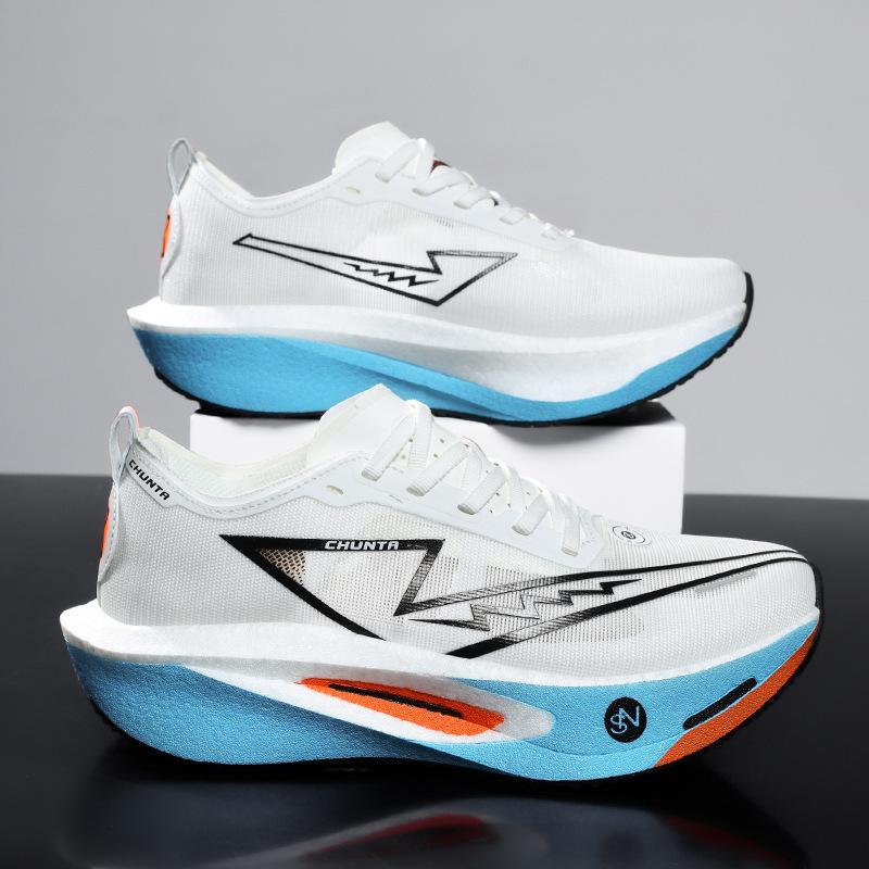 

Summer thin carbon board running shoes men s and women s mesh breathable sports shoes men s student shock-absorbing running shoes 36