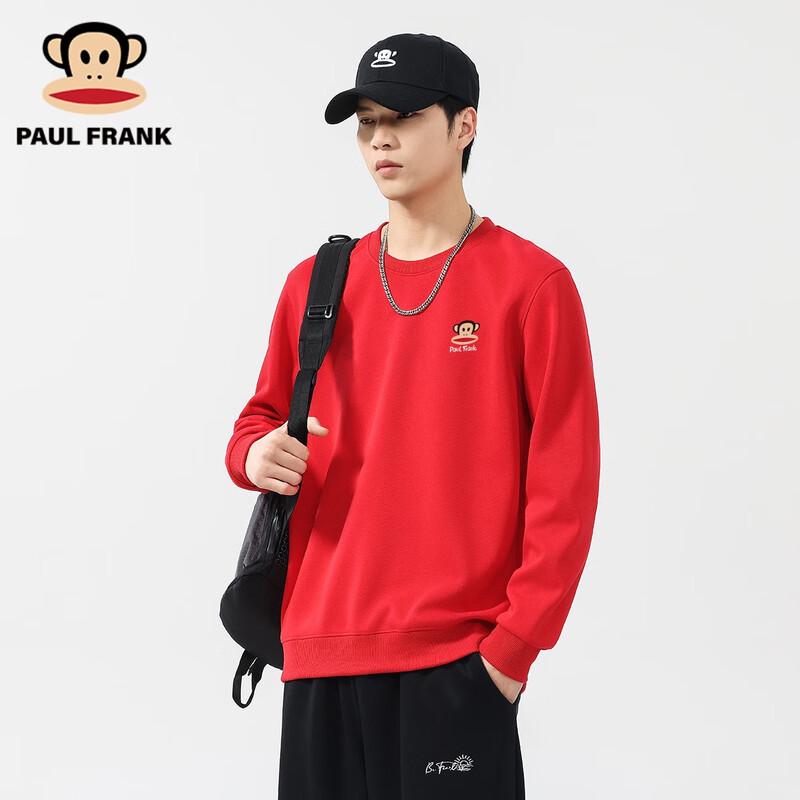 Paul Frank Men's Solid Round Neck Long Sleeve Sweatshirt