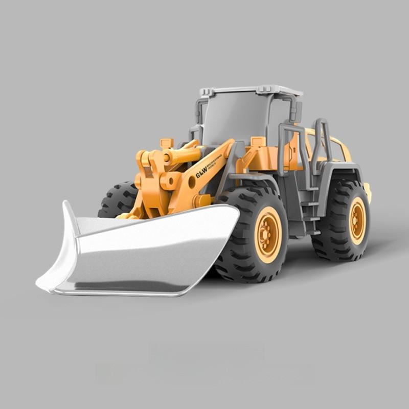 Alloy Excavator Construction Toy For Kids With Inertia Drive And Articulated Joints