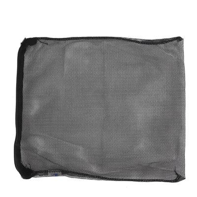 10 Stück Aquarium Fischbecken Wiederverwendbare Polyester Filter-Netzbeutel mit Reißverschluss Isolationsbeutel Schwarz