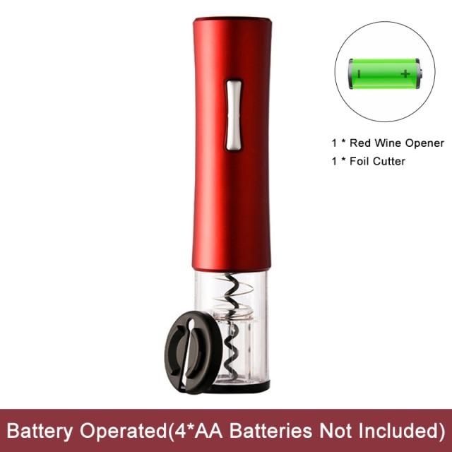 Apribottiglie Automatico per Vino Rosso Tagliafogli Elettrico Apribottiglie per Vino Rosso Apribarattoli Accessori da Cucina Gadget Apribottiglie