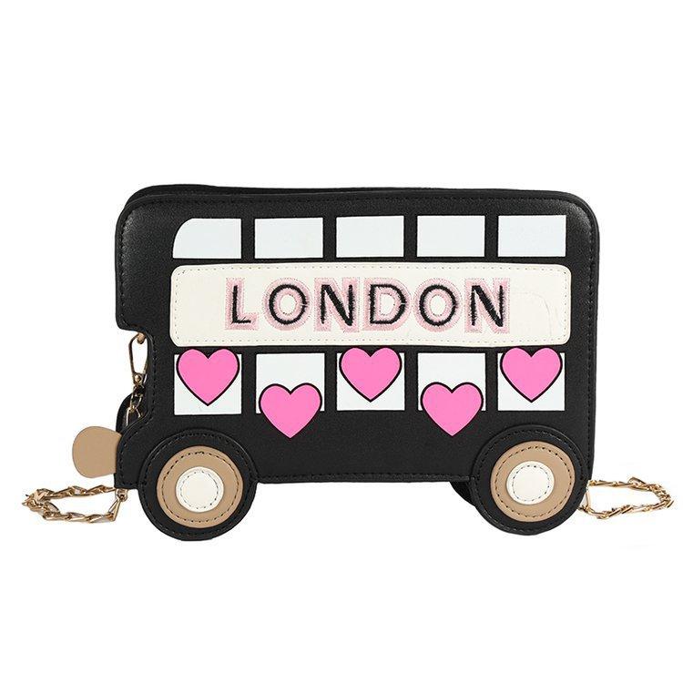 

Новая мода милая смешная личность вышивка любовное письмо мультфильм сумка сумка-мессенджер женская No pendant чёрный