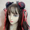 2000S Lace Bowknot Hair Bun Cover Side Clip Animes Maid Hair Clip Teens Headwear