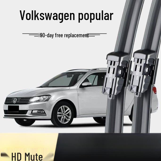 Frameless Front & Rear Wiper Blades for Volkswagen Golf Sportsvan Old Model - Silent HD Performance.