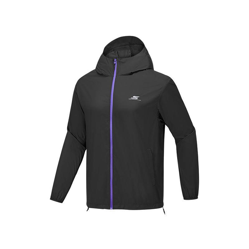 Skechers Comfortable Versatile Simple Fashion Hooded Jacket Men Jackets Carbon-Black P225M156-0018 M