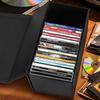 CD Storage Box, CD Holder Store 30 Jewel Cases, Disc Holder Media Storage Organizer