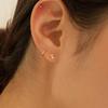 Lunne 14K Duo Bezel Piercing (14K Gold) #Lfpi25