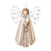 Angel Hanging Display Set for Indoor Rooms, Fabric Body Panels, Wire Outline and Hanging Cord Included for Use