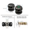 3 in 1 Smart Fingerprint Door Knob  - Keyless Entry Smart   with App Control + 2 Keys + Finger Print Aluminum Alloy Biometric Door Knob for Be