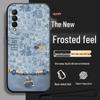 Black Cartoon Chinese Style Silicone Honor X20se Phone Case with Tempered Glass Protector