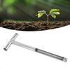 Soil Sampler with 2 Sampling Bags Reusable Stainless Steel T Handle Soil Probe for Plant Care Garden Lawn Farm