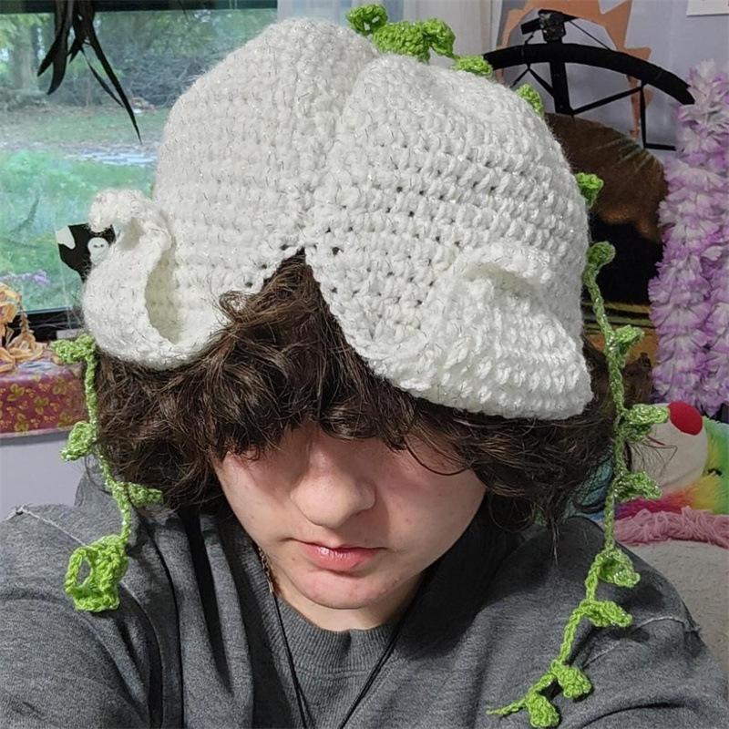 New Handmade Woven Nose Cover Warm Creative Gift Warm Windproof Loving Nose Mask