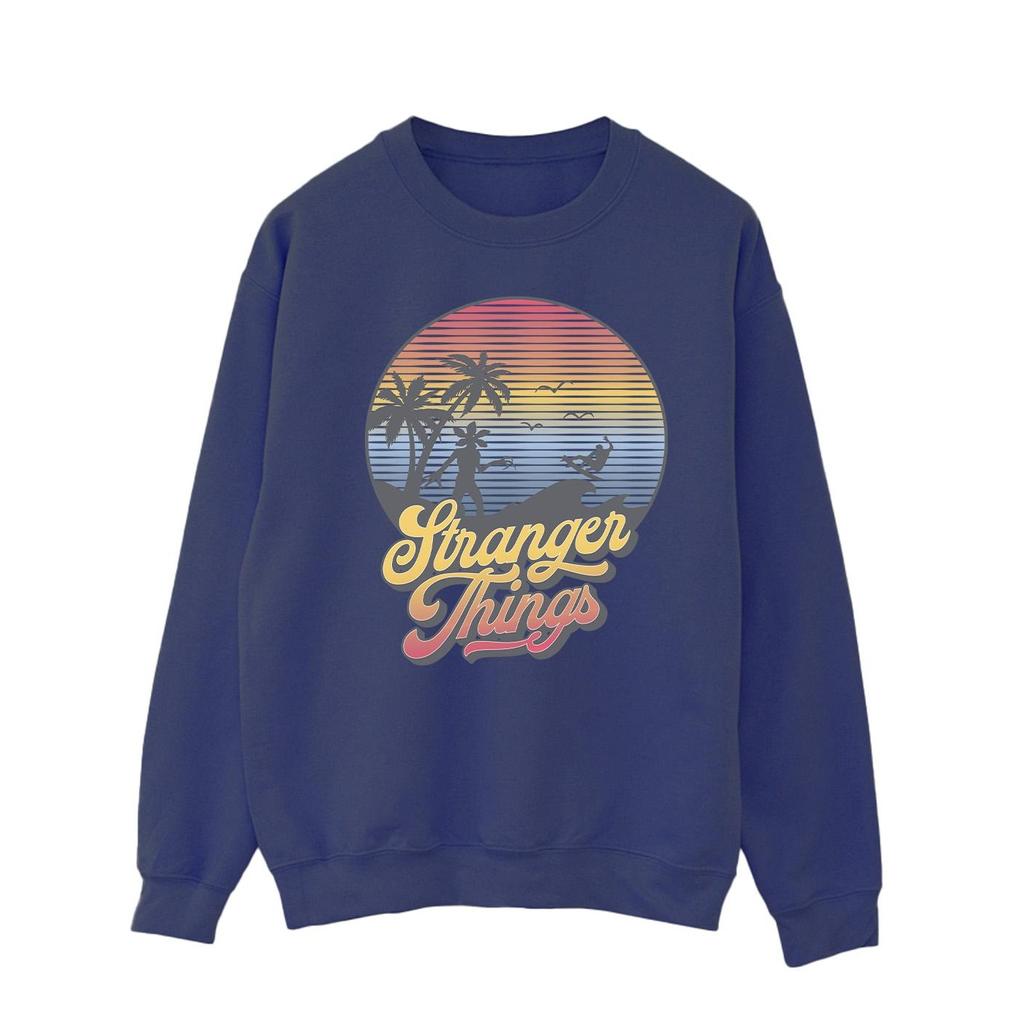 Netflix Mens Stranger Things LA Gradient Sweatshirt