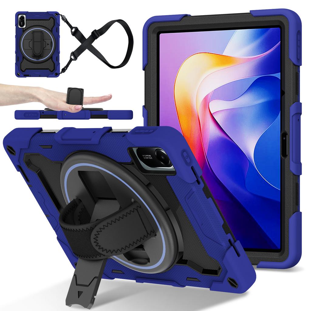 Heavy Duty Rugged Case for Redmi Pad 2 2025 11.0" SE 11" 4G 8.7" 10.61" Pad Pro 12.1" Xiaomi POCO Pad 360 Rotating Stand Cover