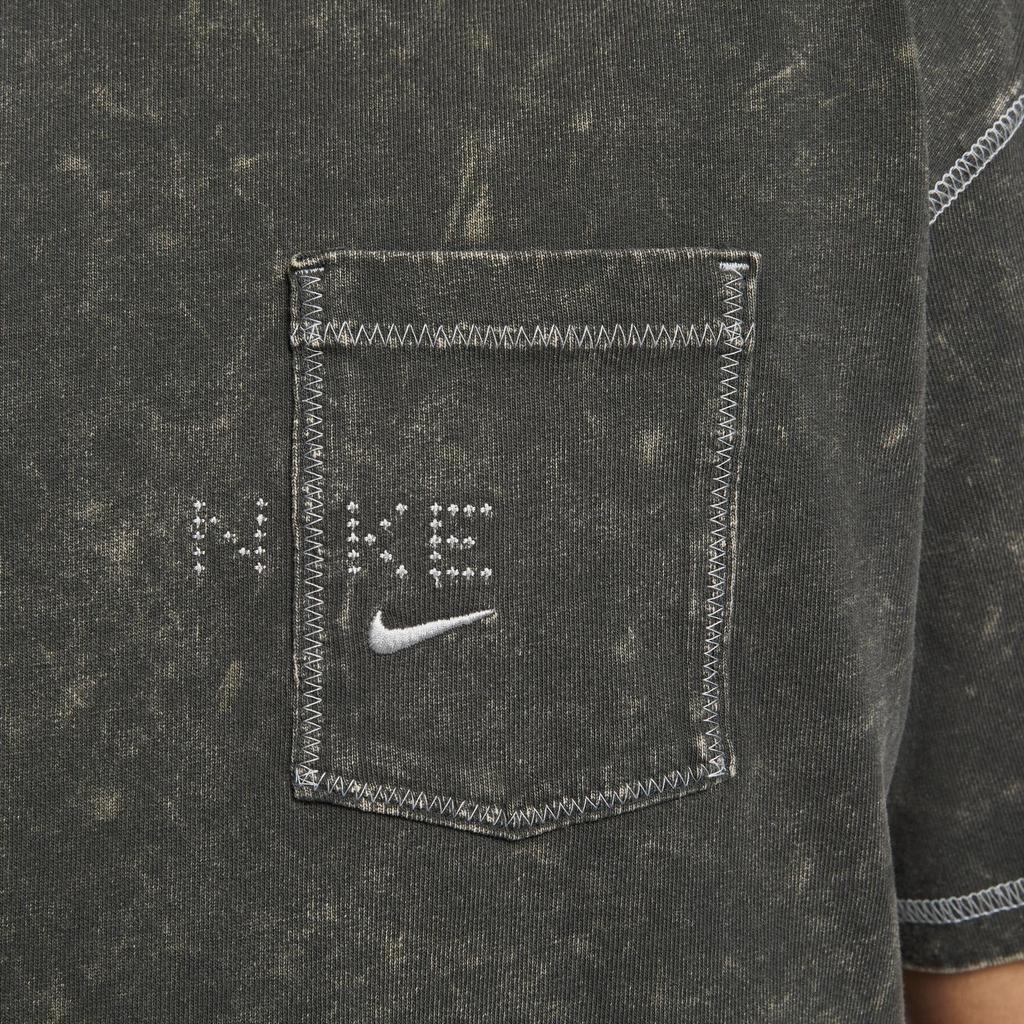 Nike Sportswear Pocket Crew Neck Short Sleeve T-Shirt Men Tops Black HJ0777060