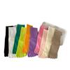 Female Spring and Autumn Pure Color Sports Deodorant Sweat Absorption High Help Breathable In The Tube Five Finger Cotton Socks