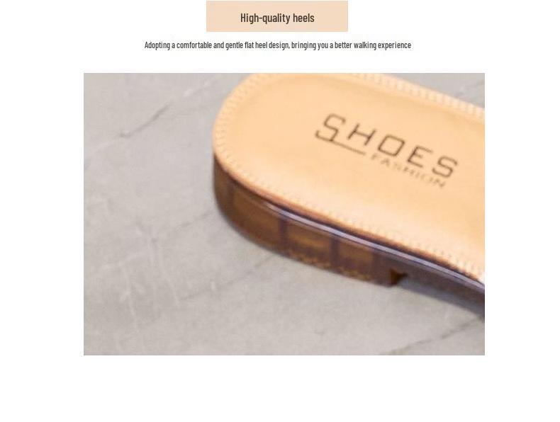Women's Genuine Leather Bowknot Sandals, Sizes 35-43, Casual One-Strap Soft Sole Slippers