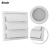 Shutter Vents Air Outlet Fresh Air  4 Inch Plastic Vents Return Air Shutter Vents Heating, Cooling Fresh Air System Accessory