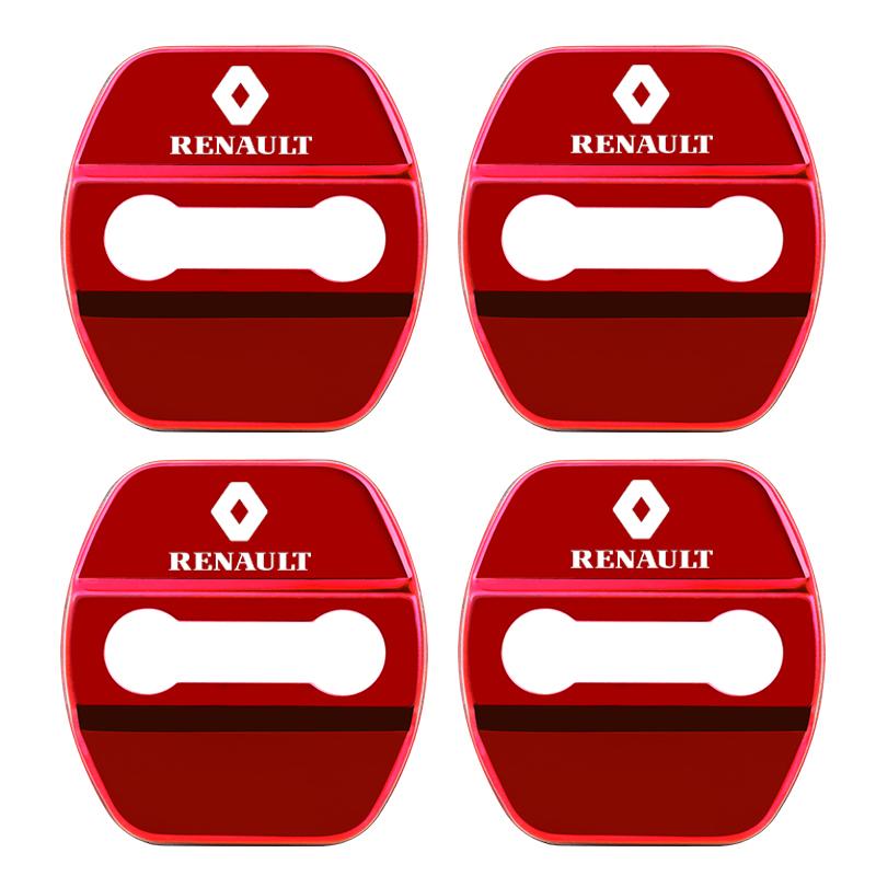 Interior Stickers For Renault Koleos Duster Megane 2 Logan Clio Kadjar Car Door Protective Decoration Car Styling Door Lock Cove