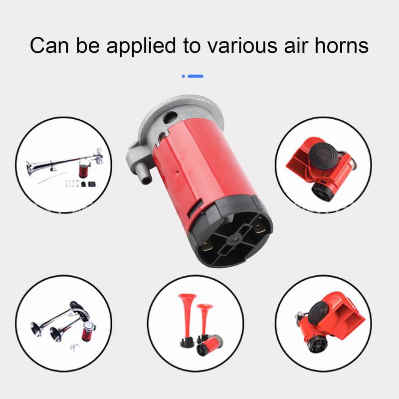12V Air Horn Compressor 105‑115db Auto Horn Air Pump Compressor Motor for Cars Trucks Boats Motorcycle Auto Horn Compressor