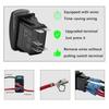 Blue Led 4X4 2X4 Rocker Switch with Jumper Wires 5P On Off SPST Toggle Switch for Car Truck RZR UTV ATV Off Road Vehicle 12V/20A 24V/10A