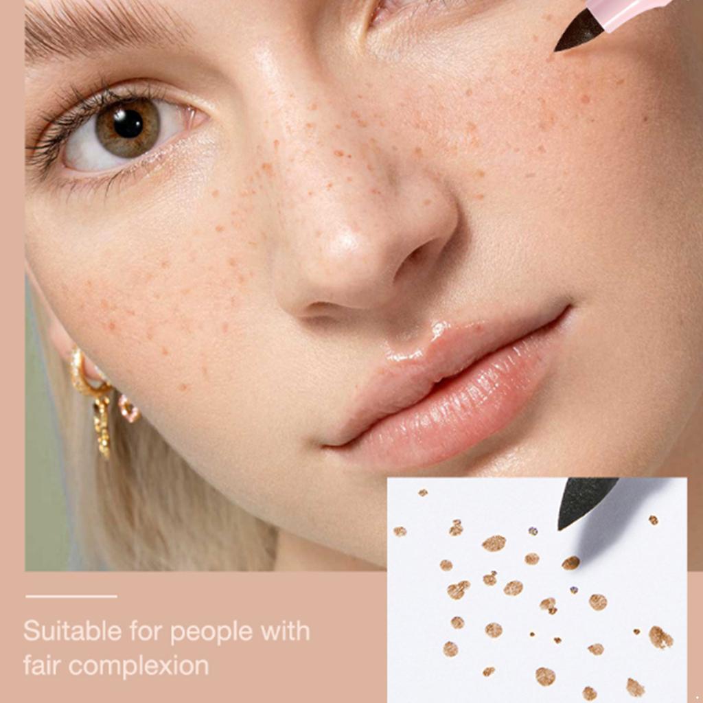 Freckle Makeup Pen for Realistic Freckles, Waterproof Formula, High Color Payoff, Effortless and Lasting Wear