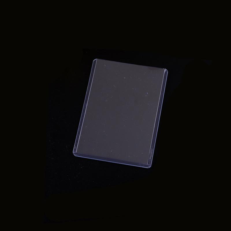 35PT Photo Holder Clear Protective Trading Card Topload Holder Hard Plastic Card Sleeves Holder for Baseball Card Sports Cards