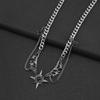 Winged star necklace - y2k subculture sweet & spicy punk wing necklace