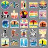 50 Standing Paddle Board Graffiti Stickers Personalized Creative Water Sports Decorative Laptop Stickers