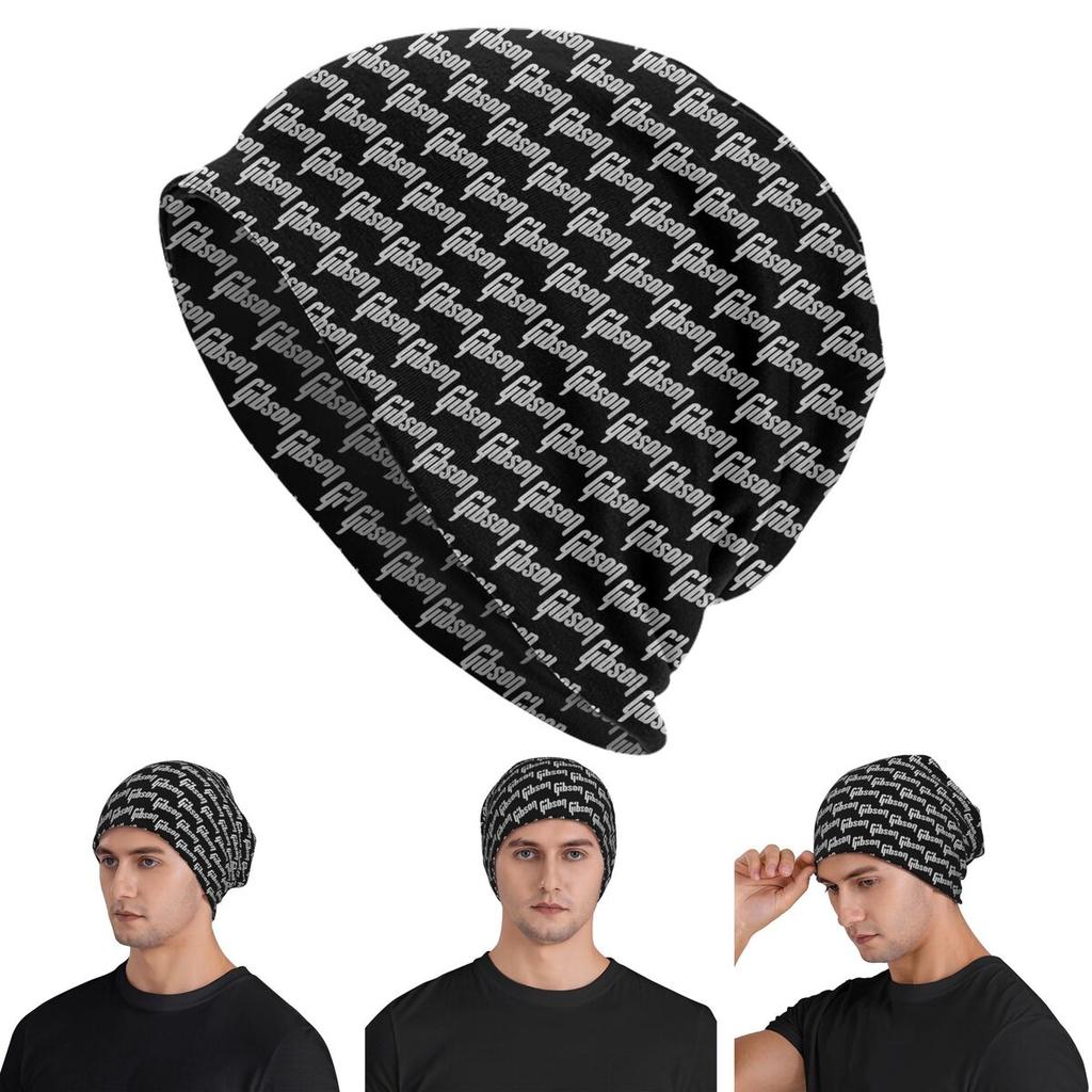 Gibson Music Logo Unisex Adult Beanies Caps Knitting Bonnet Hat Warm Fashion Autumn Winter Outdoor Skullies Hats