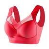 Large size underwear gathers without steel ring bra women's comfortable seamless underwear sports beautiful back integrated underwear