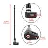 Accessori per Moto Asta Portabandiera con Base Montaggio Posteriore Laterale Portapacchi Decorazione Per Harley Sportster Touring FLHT Road King Glide