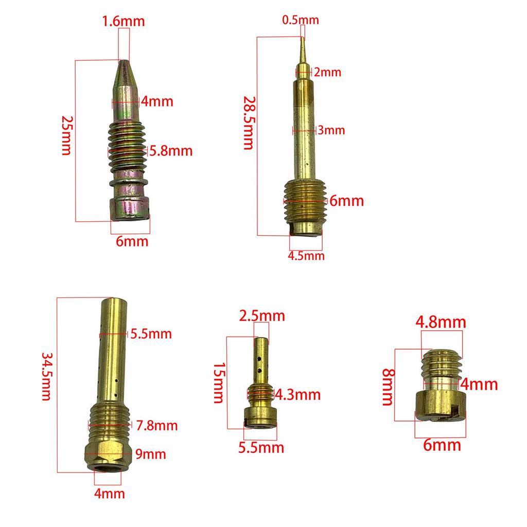 LandTank Zephyr 400 Repair Kit, Carburetor Repair, Jet Diaphragm, Diaphragm, Vacuum, Custom, Outside Product (Set of 4)