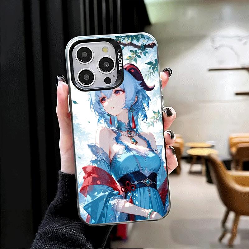 Genshin Impact Ganyu Soft Phone Case for iPhone 15 16 17 Pro Max 17Air 16E 14 Plus 13 12 Mini Shockproof Cover Back Shell