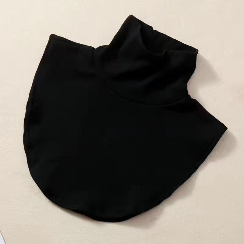 Women's High Elastic Velvet Turtleneck Dickey - Warm Layered Collar for Autumn/Winter