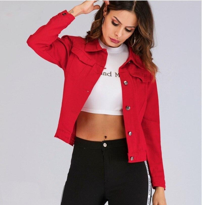 Red Pink Casaco Jaqueta Women Jacket 