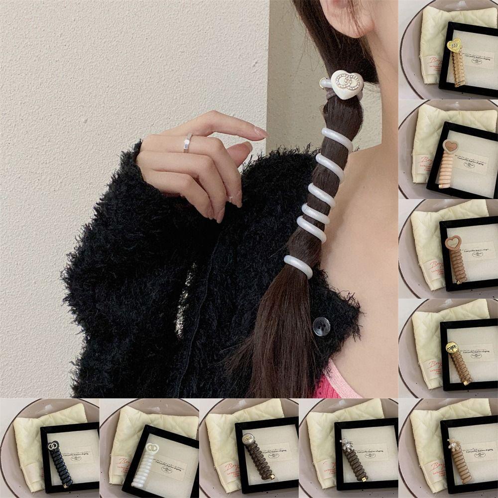 

Letter Telephone Line Hair Rope Heart Hair Bands Sweet Party