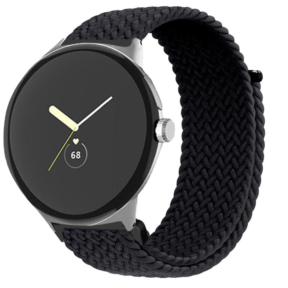 Nylon Strap for Google Pixel Watch/Pixel Watch 2 Elastic Adjustable Band Wrist Bracelet Wristband Replacement Accessories for Pixel Watch