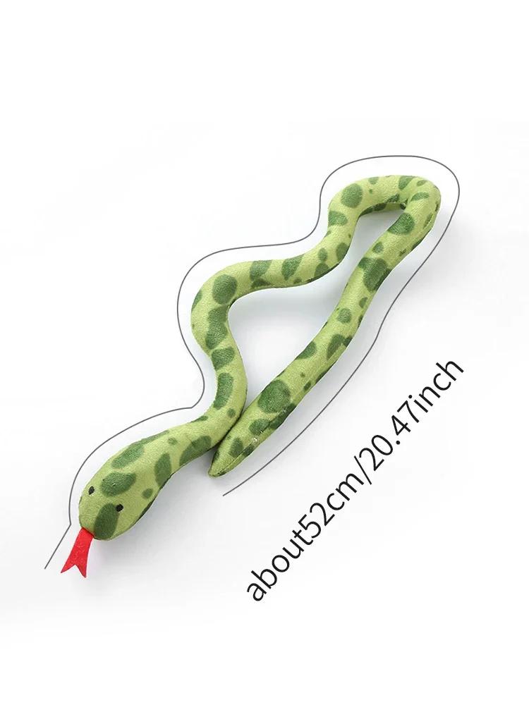 Cat Toy Catnip Plush Snake Bite Resistant Teeth Interactive Play Pet Supplies Hot Sale Cat Plush Toys