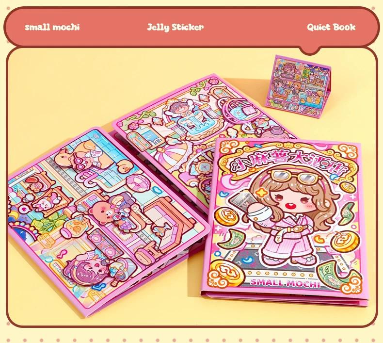 Mochi Jelly Stickers Quiet Book: Handmade DIY Planner for Girls - Creative Children's Toy