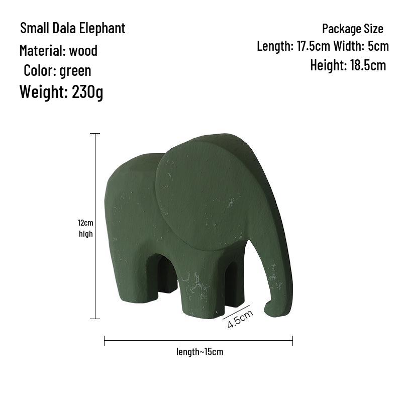 

Nordic-Style Morandi Wooden Horse Ornament for Home, Office, or Living Room Decor