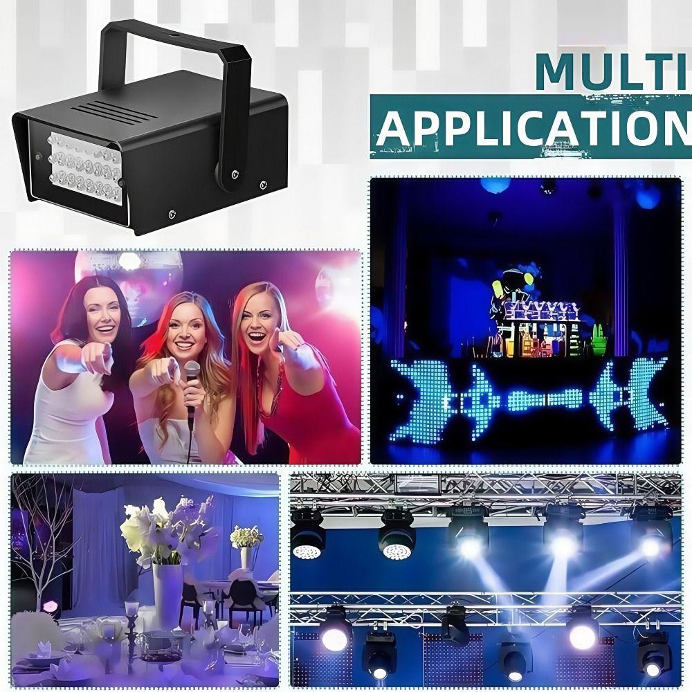 Professional 24LED LED Strobe Light Super Bright Adjustable Flash Stage Light Strobe Party Lights Stage Shows