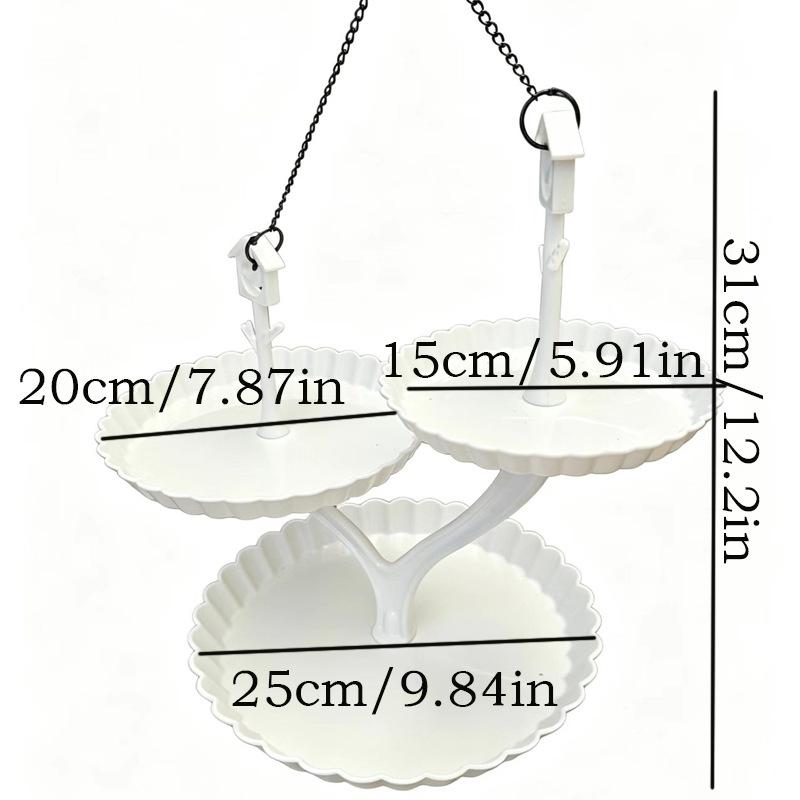 Outdoor Hanging Bird Feeder for Garden and Yard