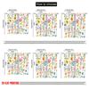 2pcs,2D Plane Printing Curtain Popular Blooming Canvas Versatile Polyester (without Rod) Festive for Kitchen Living Room Office