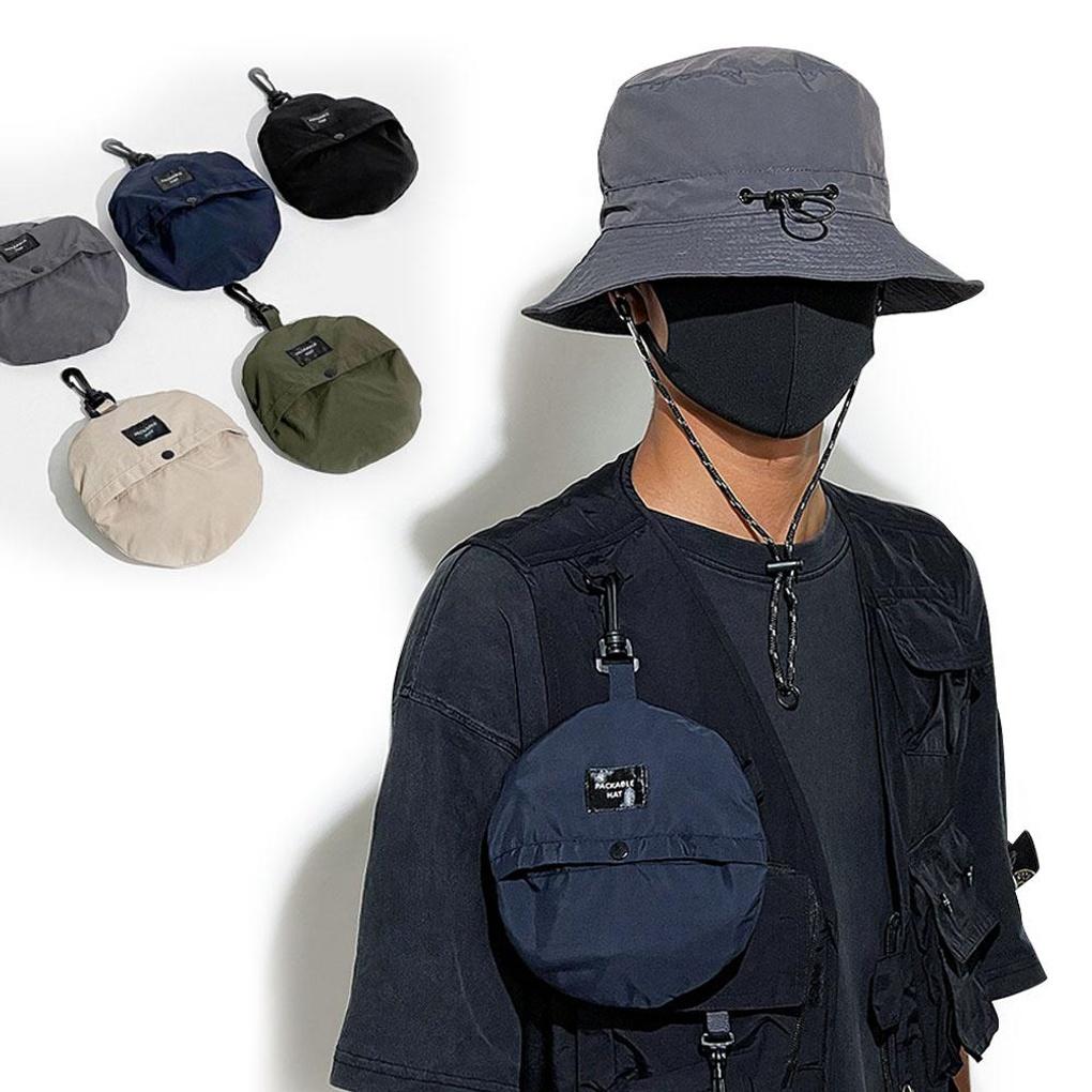Women's Outdoor Waterproof Pocket Hat Foldable Hiking Hat