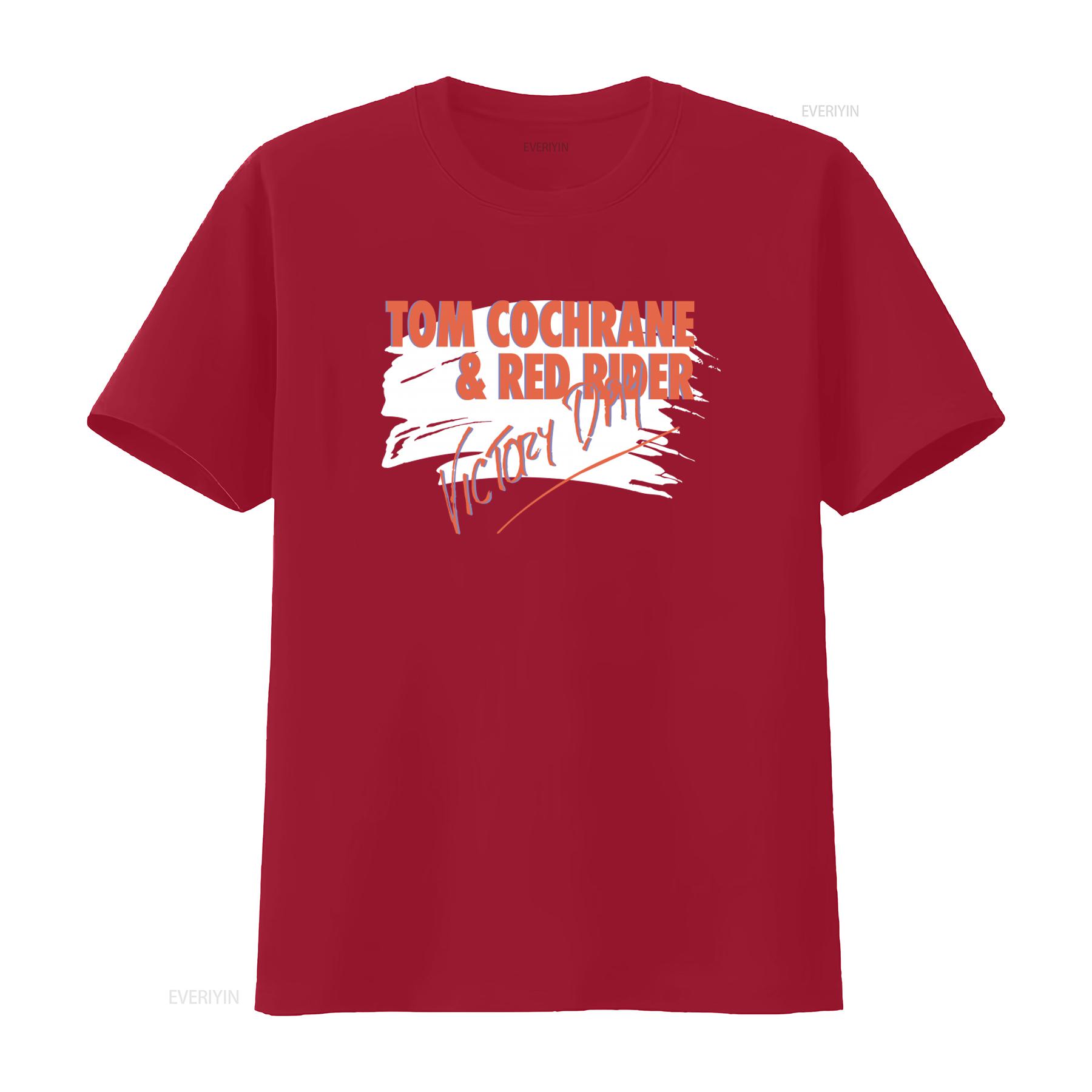 

Vintage Tom Cochrane Red Rider Victory Day Tour T shirt Size vintage Washed Versatile Soft Casual Top For Everyday Wear S